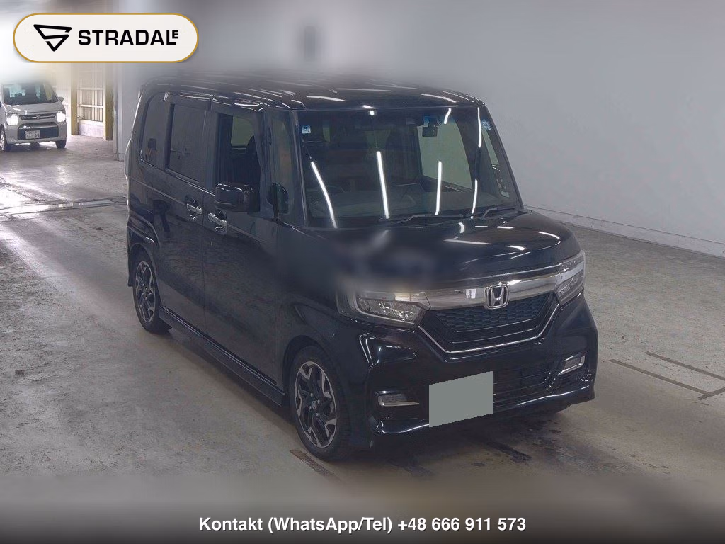 HONDA N-BOX CUSTOM G・L TURBO HONDA SENSING 2018, aukcja z Japonii, zdjęcie 1