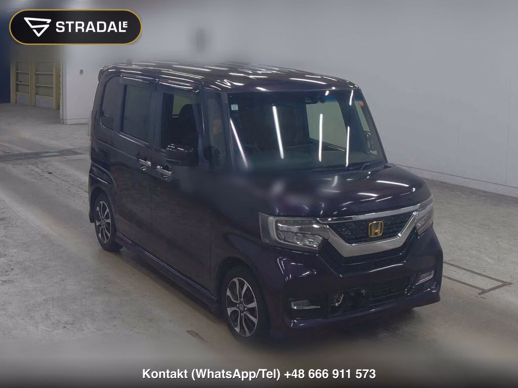 HONDA N-BOX CUSTOM G・L HONDA SENSING 2017, aukcja z Japonii, zdjęcie 1