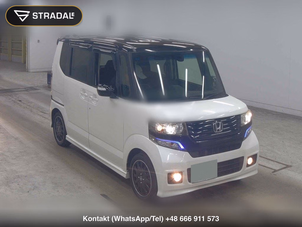 HONDA N-BOX CUSTOM TURBO SS PACKAGE 2014, aukcja z Japonii, zdjęcie 1