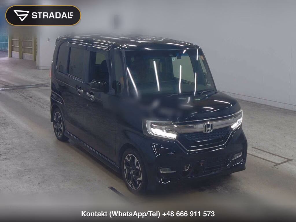 HONDA N-BOX CUSTOM G・EX TURBO HONDA SENSING 2018, aukcja z Japonii, zdjęcie 1