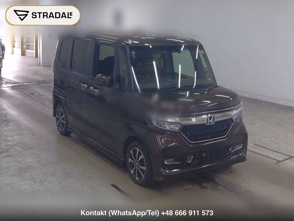 HONDA N-BOX CUSTOM G・EX HONDA SENSING 2019, aukcja z Japonii, zdjęcie 1