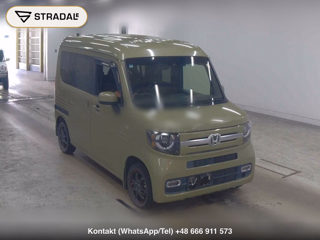 HONDA N-VAN PLUS STYLE FUN・TURBO HONDA SENSING 2018, aukcja z Japonii, zdjęcie 1