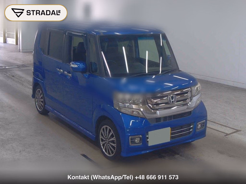 HONDA N-BOX CUSTOM G・TURBO L PACKAGE 2016, aukcja z Japonii, zdjęcie 1