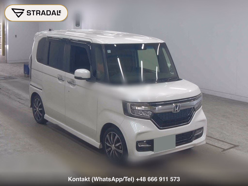 HONDA N-BOX CUSTOM G・L TURBO HONDA SENSING 2018, aukcja z Japonii, zdjęcie 1