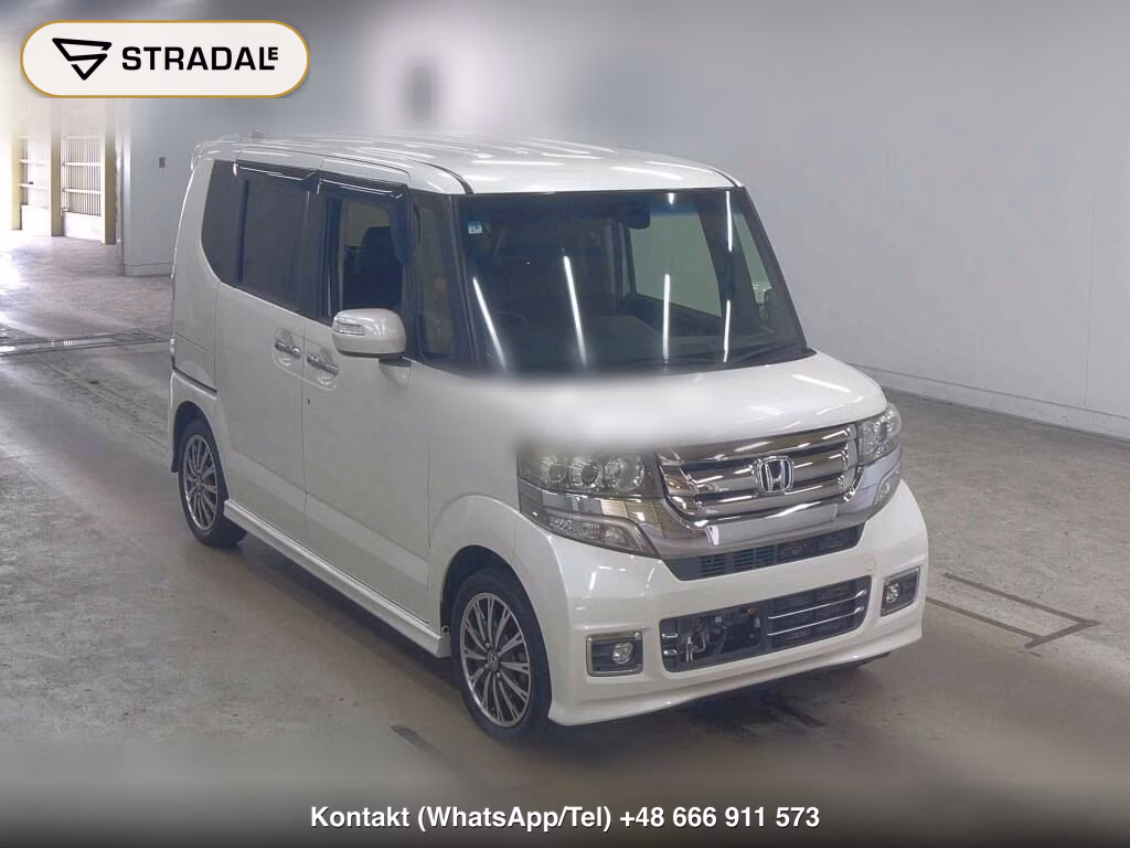 HONDA N-BOX CUSTOM 4WD G・TURBO L PACKAGE 2017, aukcja z Japonii, zdjęcie 1