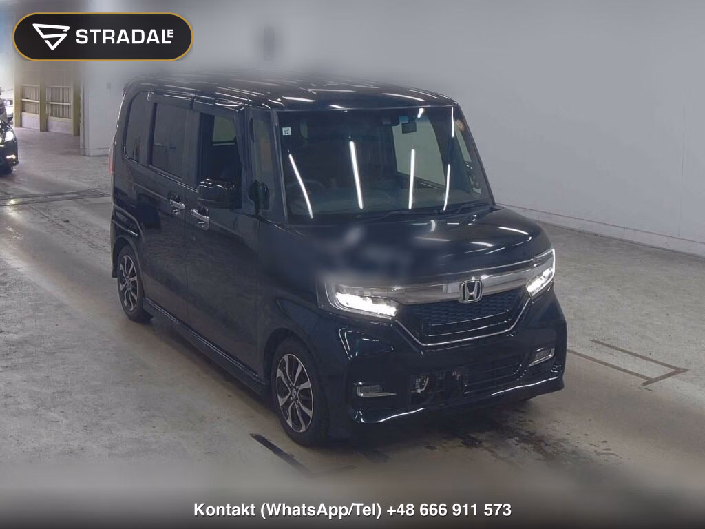 HONDA N-BOX CUSTOM G・L HONDA SENSING 2019, aukcja z Japonii, zdjęcie 1