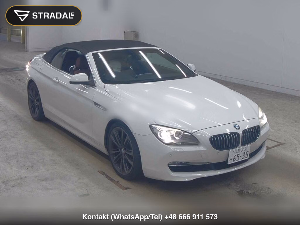 BMW 6 SERIES OP 640I CABRIOLET 2011, aukcja z Japonii, zdjęcie 1