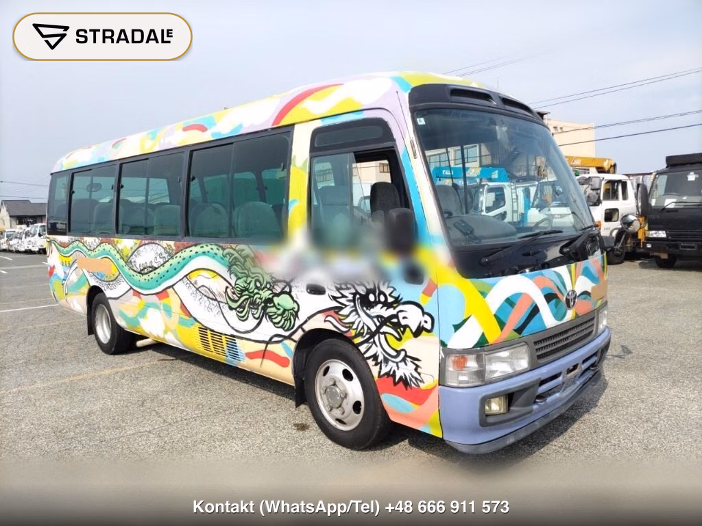 TOYOTA COASTER 2D LONG GX TURBO 2003, aukcja z Japonii, zdjęcie 1