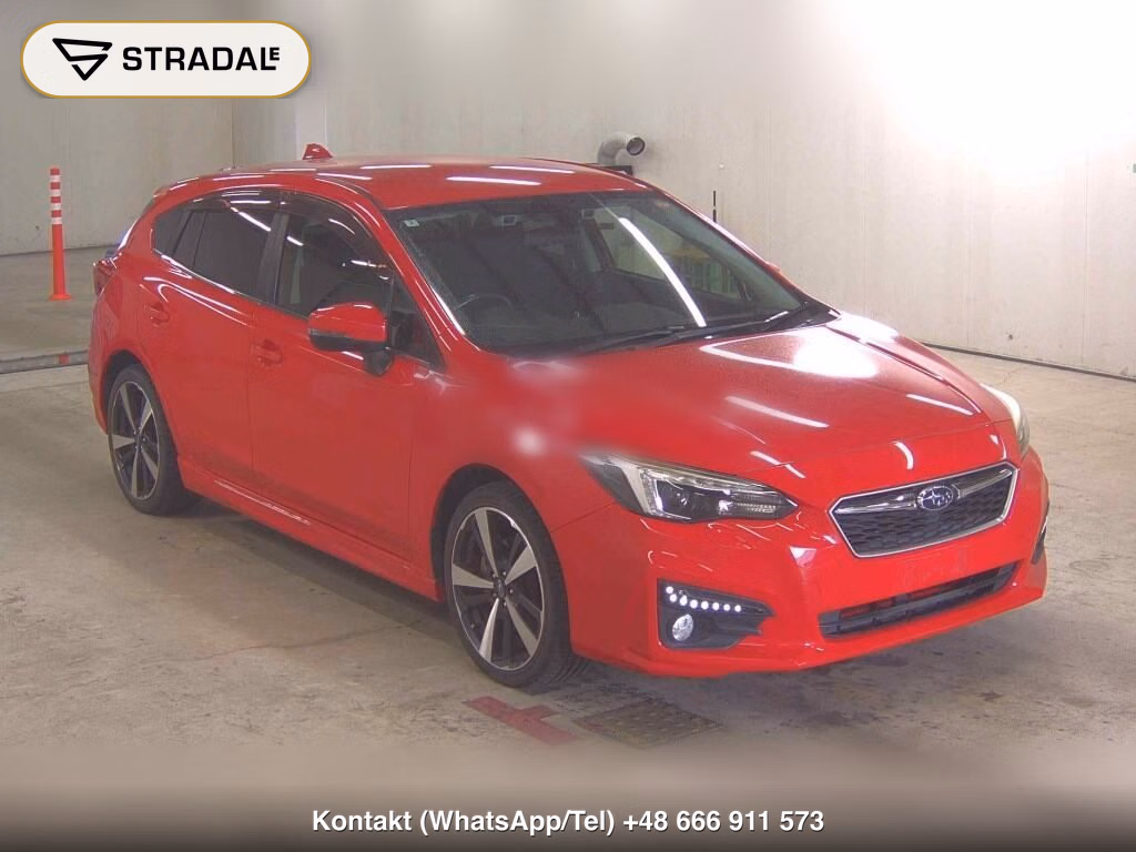 SUBARU IMPREZA SPORT 4WD 2.0I-S EYESIGHT 2017, aukcja z Japonii, zdjęcie 1