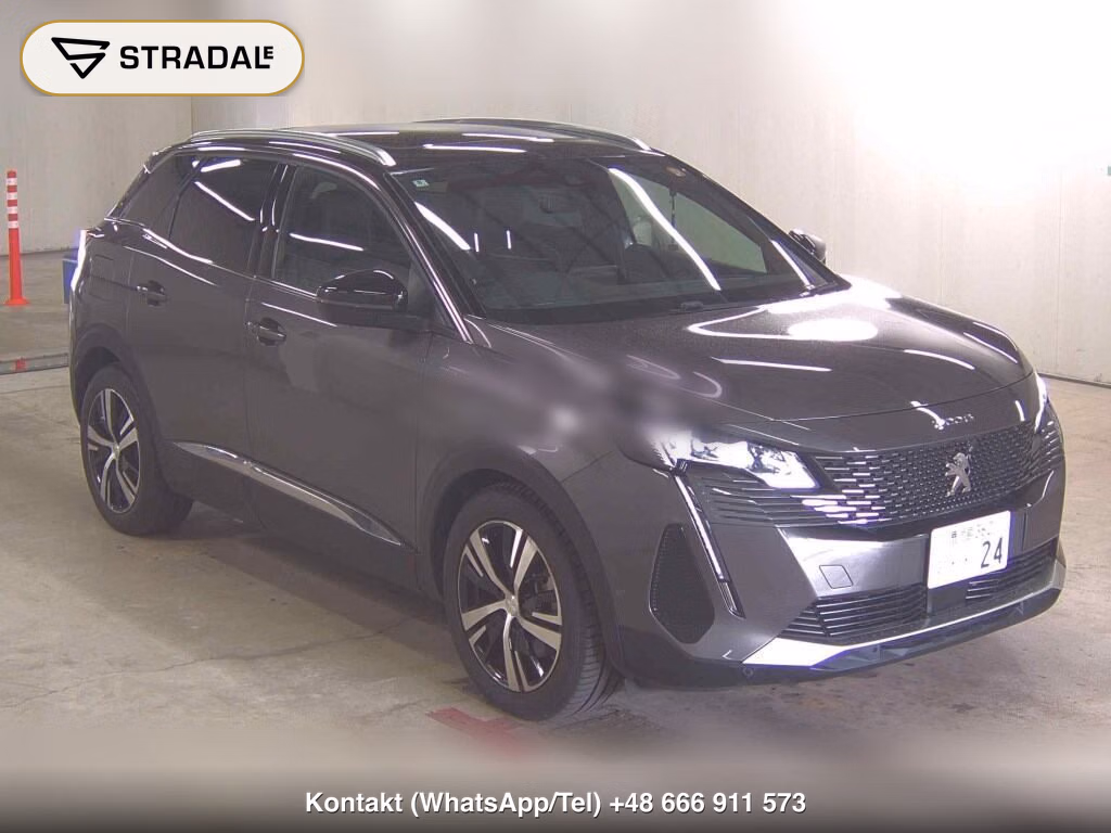 PEUGEOT 3008 4WD GT HYBRID 4 2022, aukcja z Japonii, zdjęcie 1