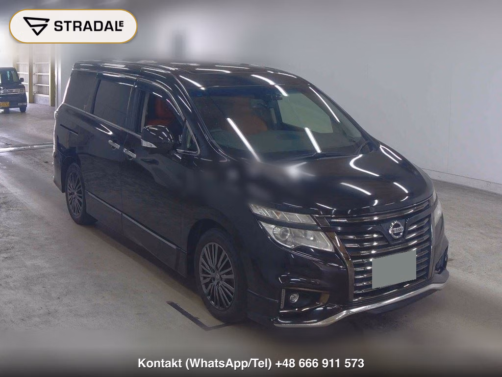 NISSAN ELGRAND 5D 250 HIGHWAY STAR S JET BLACK URBAN CHROM 2018, aukcja z Japonii, zdjęcie 1