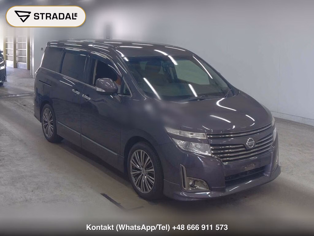 NISSAN ELGRAND 5D 250 HIGHWAY STAR URBAN CHROME BLACK LEAT 2013, aukcja z Japonii, zdjęcie 1
