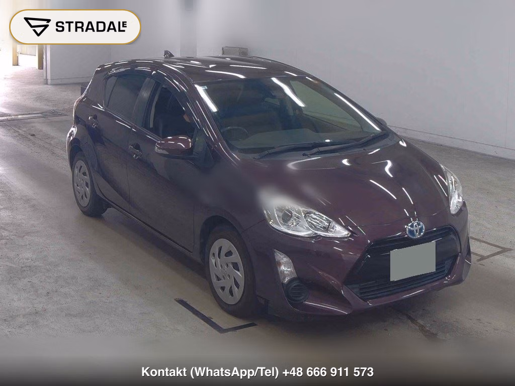 TOYOTA AQUA G BLACK SOFT LEATHER SELECTION 2016, aukcja z Japonii, zdjęcie 1