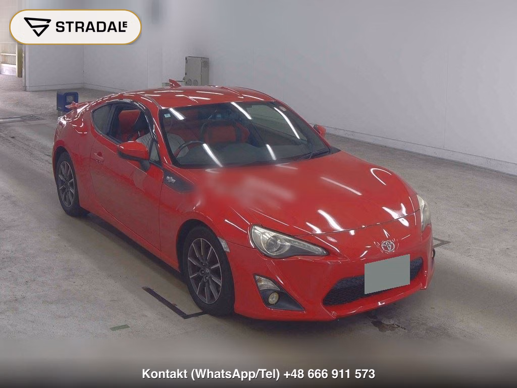 TOYOTA 86 GT LIMITED 2012, aukcja z Japonii, zdjęcie 1