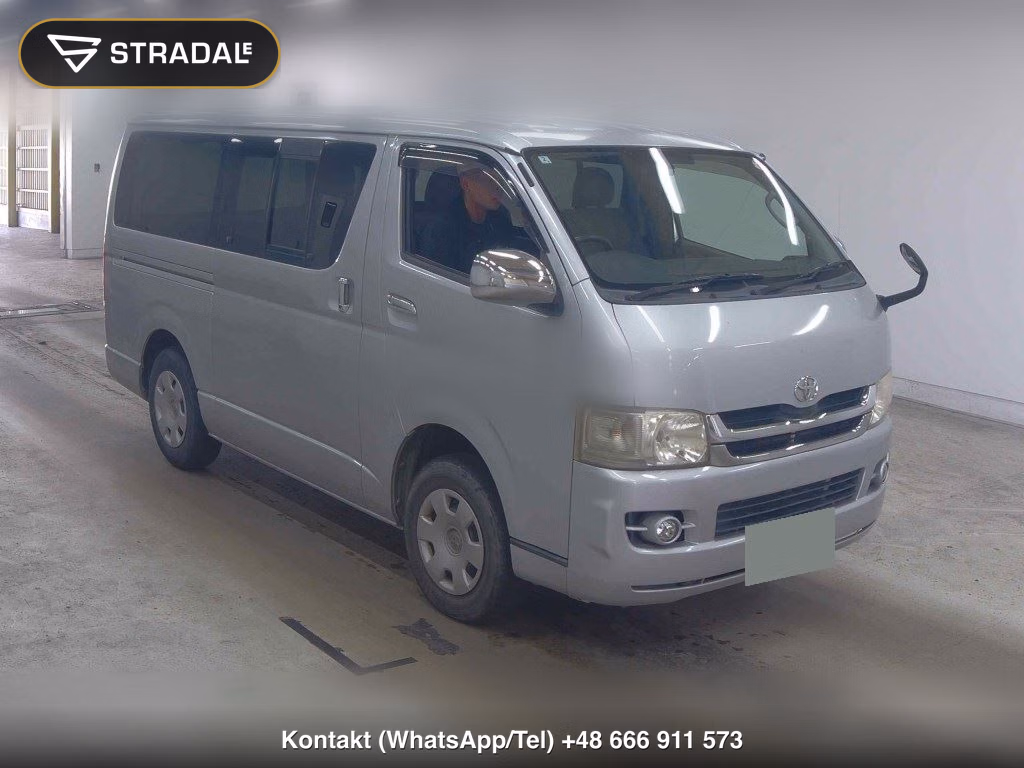 TOYOTA HIACE VAN 5D 4WD LONG SUPER GL 2008, aukcja z Japonii, zdjęcie 1