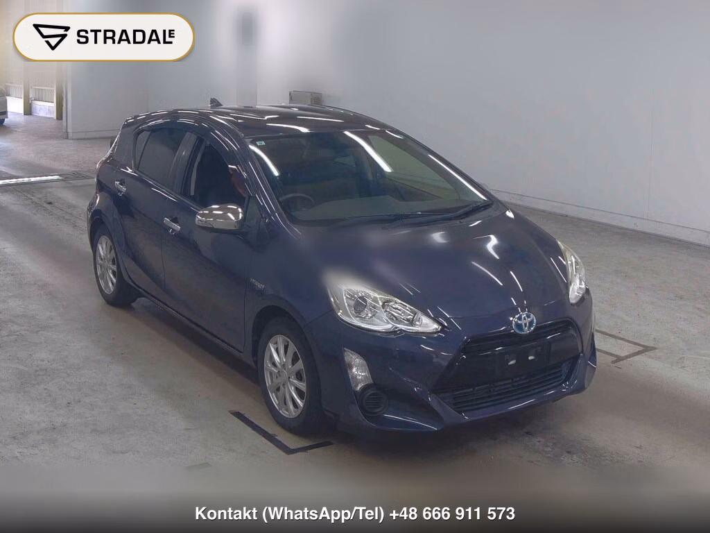 TOYOTA AQUA G BLACK SOFT LEATHER SELECTION 2015, aukcja z Japonii, zdjęcie 1