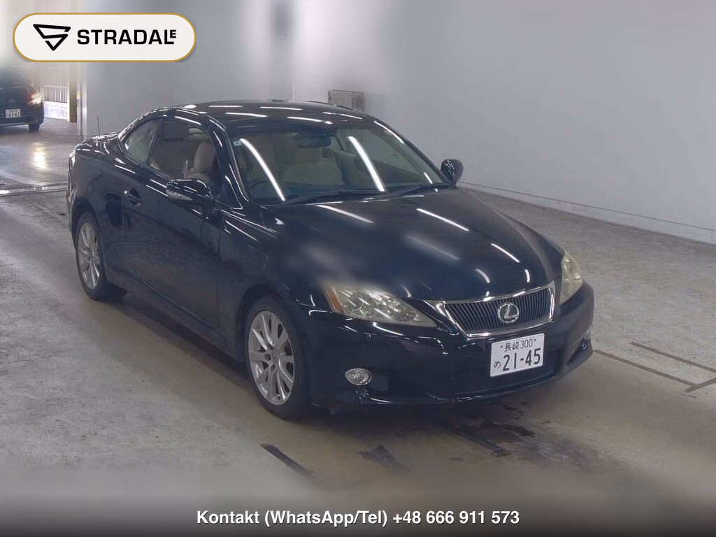 LEXUS IS OP IS250C VERSION L 2010, aukcja z Japonii, zdjęcie 1