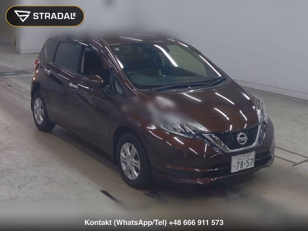 NISSAN NOTE X V SELECTION 2020, aukcja z Japonii, zdjęcie 1