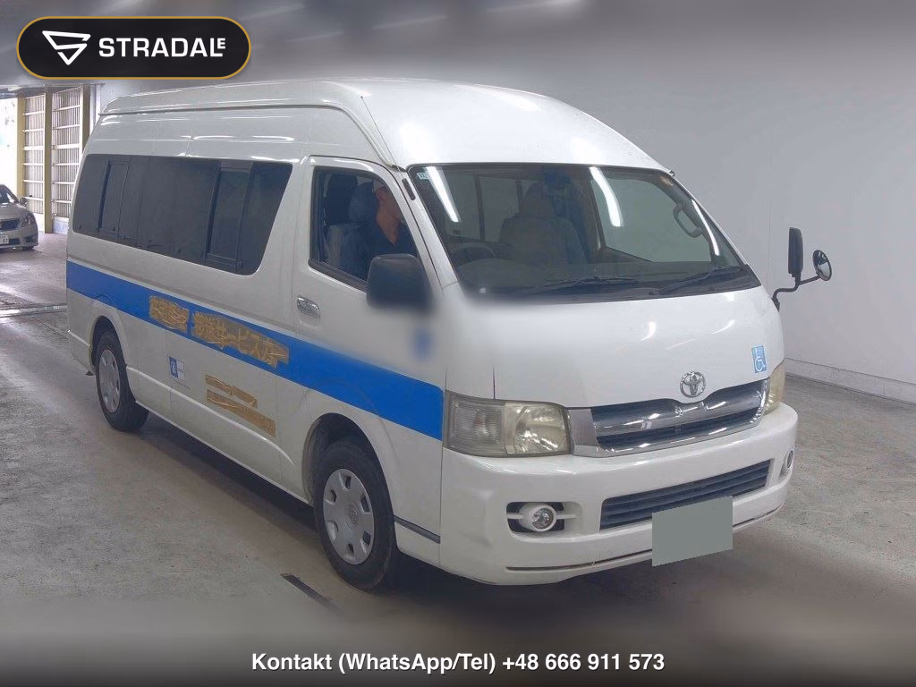 TOYOTA HIACE COMMUTER 4D SUPER LONG GL 2007, aukcja z Japonii, zdjęcie 1