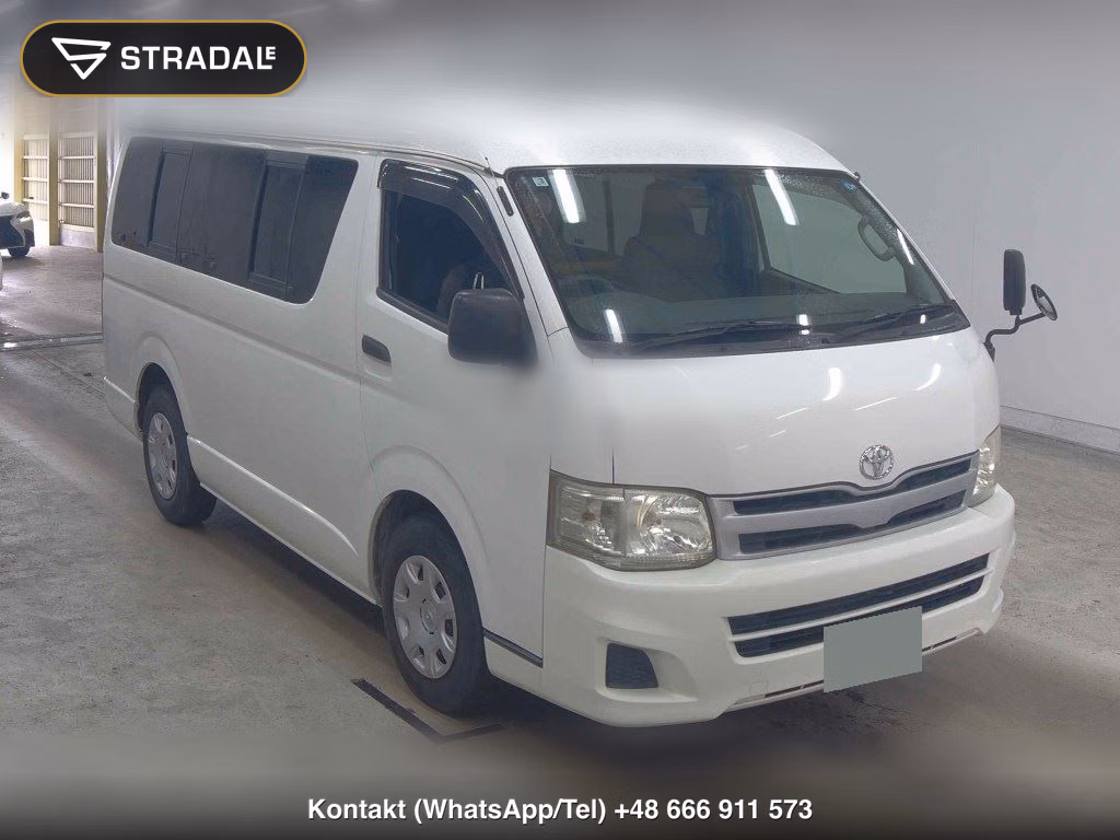 TOYOTA HIACE WAGON 4D DX 2010, aukcja z Japonii, zdjęcie 1