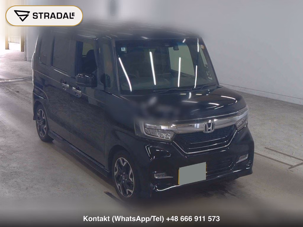 HONDA N-BOX CUSTOM G・L TURBO HONDA SENSING 2018, aukcja z Japonii, zdjęcie 1