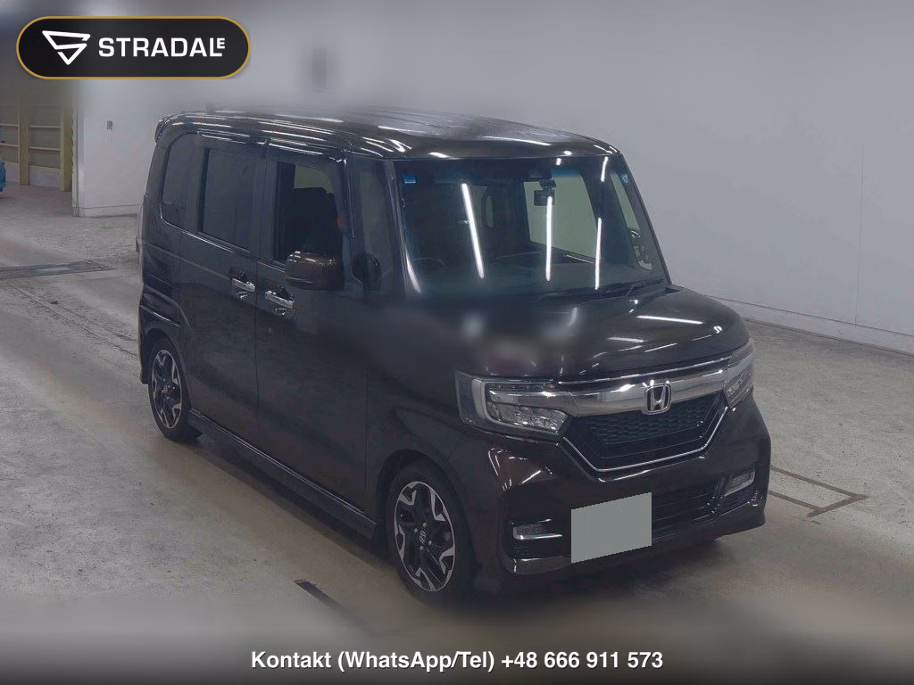 HONDA N-BOX CUSTOM G・EX TURBO HONDA SENSING 2018, aukcja z Japonii, zdjęcie 1