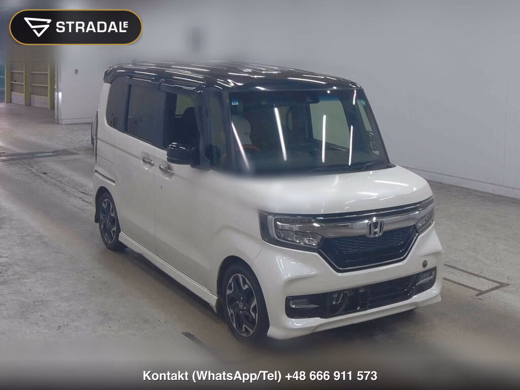 HONDA N-BOX CUSTOM G・EX TURBO HONDA SENSING 2017, aukcja z Japonii, zdjęcie 1