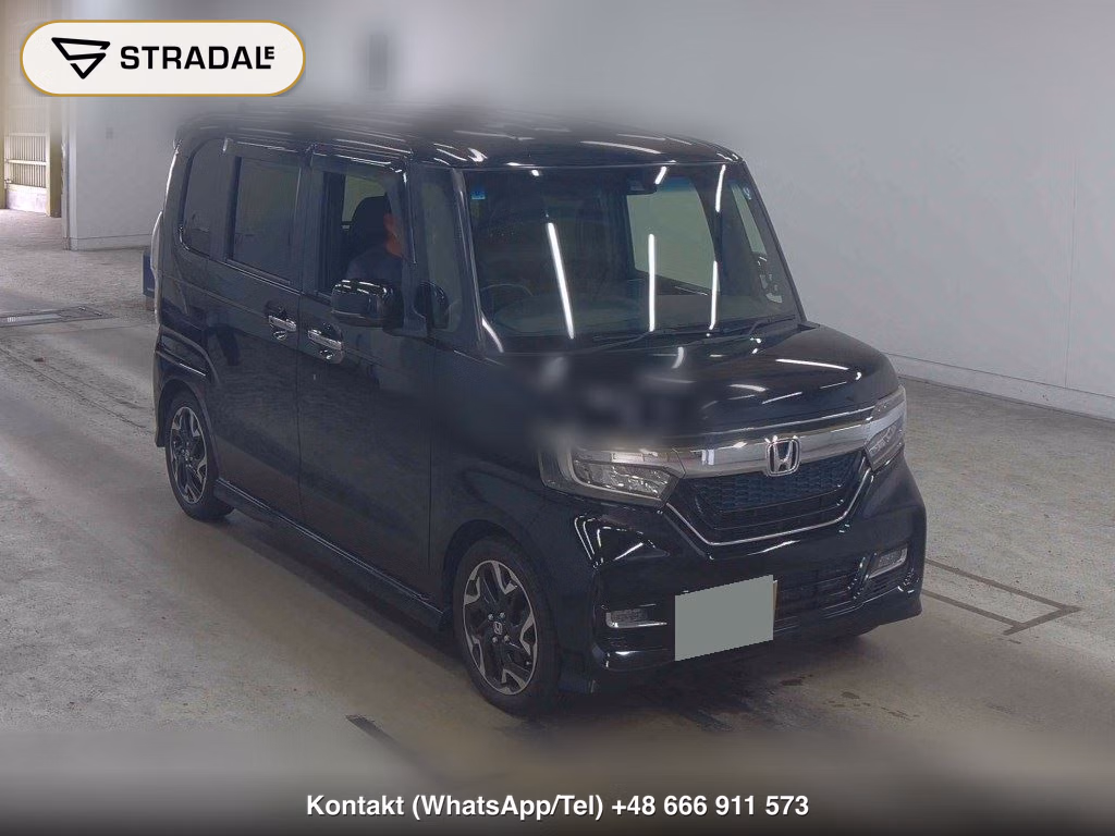 HONDA N-BOX CUSTOM G･L TURBO HONDA SENSING 2018, aukcja z Japonii, zdjęcie 1