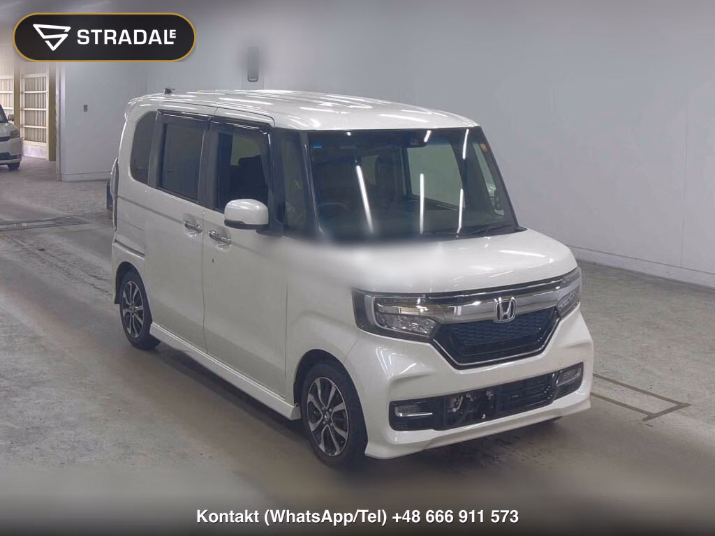 HONDA N-BOX CUSTOM G・L HONDA SENSING 2018, aukcja z Japonii, zdjęcie 1