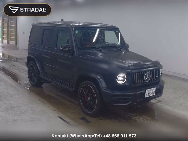 MERCEDES AMG G-CLASS 4WD G63 EDITION MATT BLACK 2019, samochód z aukcji Japonii
