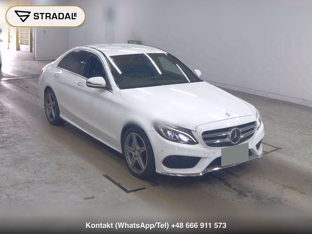 MERCEDES BENZ C-CLASS 4D C220D AVANTGARDE AMG LINE 2016, aukcja z Japonii, zdjęcie 1