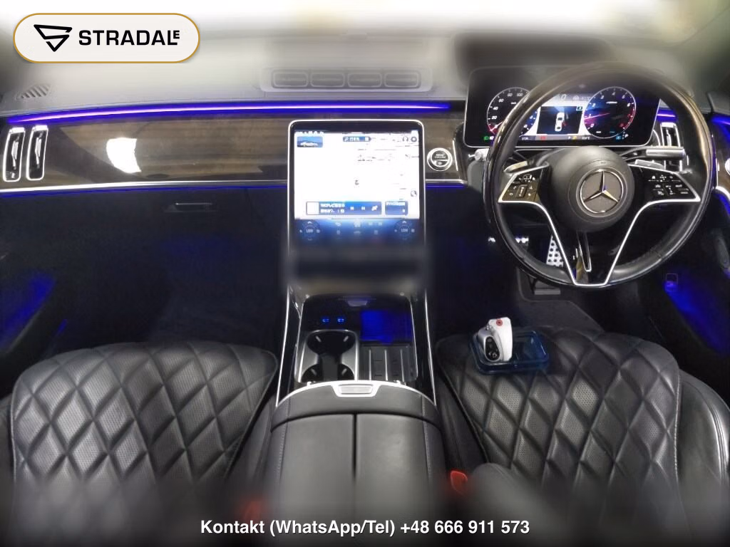MERCEDES BENZ S-CLASS 4D 4WD S500 4MATIC LONG AMG LINE, miniaturka 4