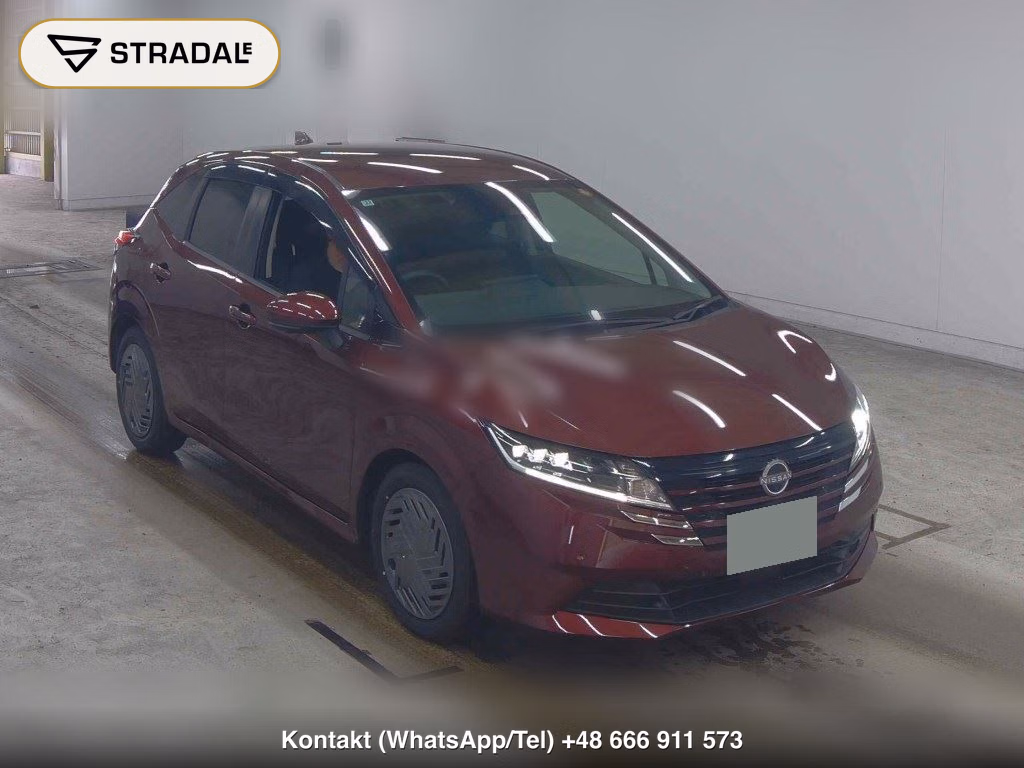 NISSAN NOTE X 2025, aukcja z Japonii, zdjęcie 1