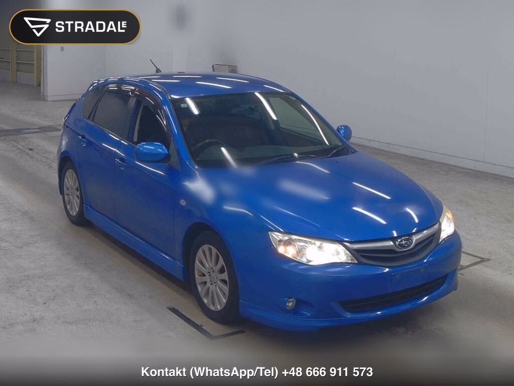SUBARU IMPREZA 5D 1.5I-S 2009, aukcja z Japonii, zdjęcie 1