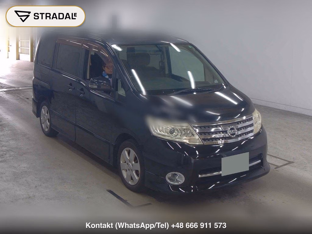 NISSAN SERENA 5D HIGHWAY STAR V AERO SELECTION 2009, aukcja z Japonii, zdjęcie 1