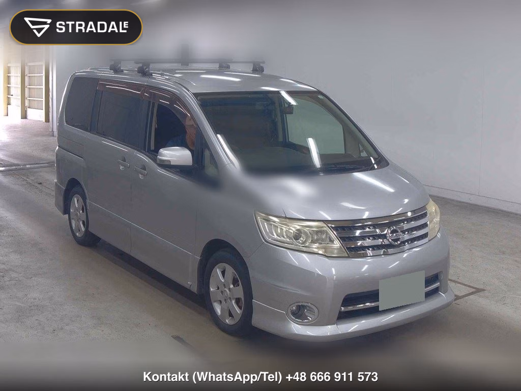 NISSAN SERENA 5D HIGHWAY STAR V AERO SELECTION 2009, aukcja z Japonii, zdjęcie 1