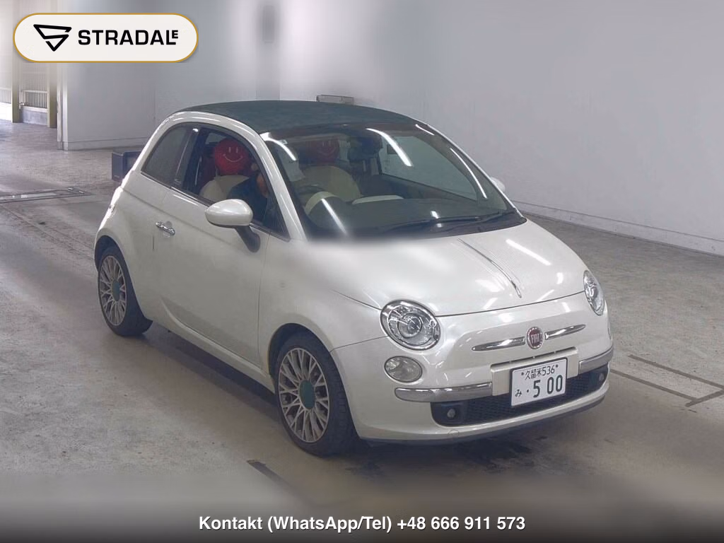 FIAT 500C TWINAIR LOUNGE 2013, aukcja z Japonii, zdjęcie 1