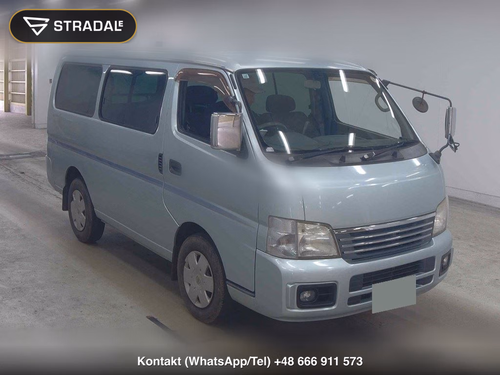 NISSAN CARAVAN 4D 4WD LONG GX 2004, aukcja z Japonii, zdjęcie 1