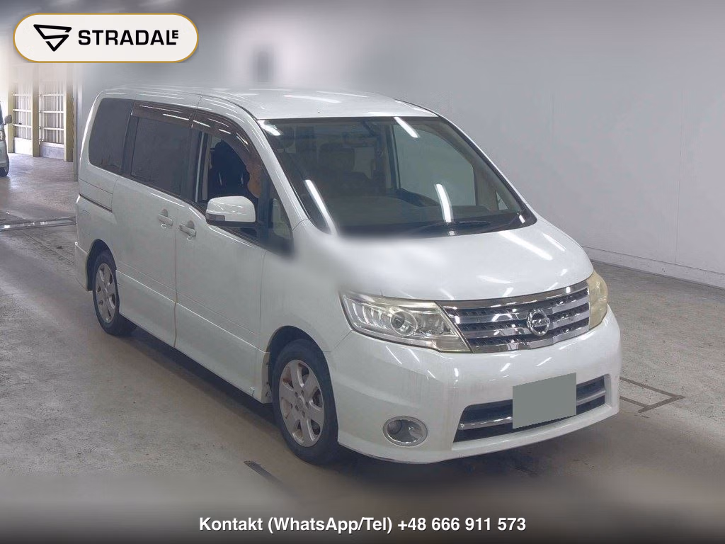 NISSAN SERENA 5D HIGHWAY STAR V SELECTION 2009, aukcja z Japonii, zdjęcie 1