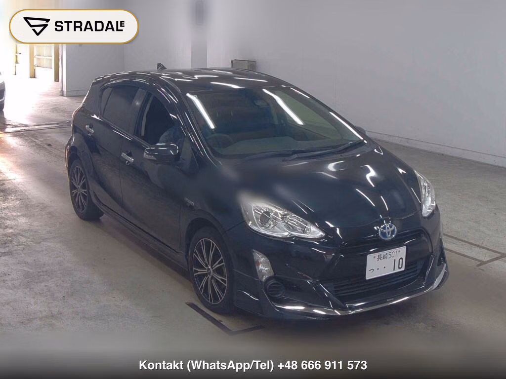 TOYOTA AQUA S STYLE BLACK 2016, aukcja z Japonii, zdjęcie 1