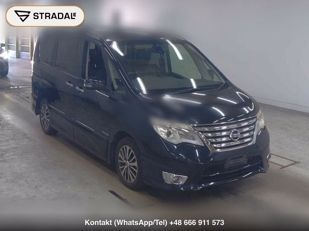 NISSAN SERENA 5D HIGHWAY STAR V SELECTION + SAFETY SHV 2015, aukcja z Japonii, zdjęcie 1