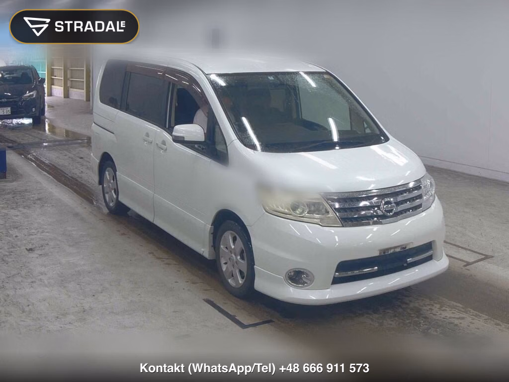 NISSAN SERENA 5D HIGHWAY STAR V AERO SELECTION 2010, aukcja z Japonii, zdjęcie 1