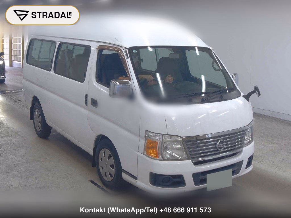 NISSAN CARAVAN BUS 4D 4WD 2008, aukcja z Japonii, zdjęcie 1