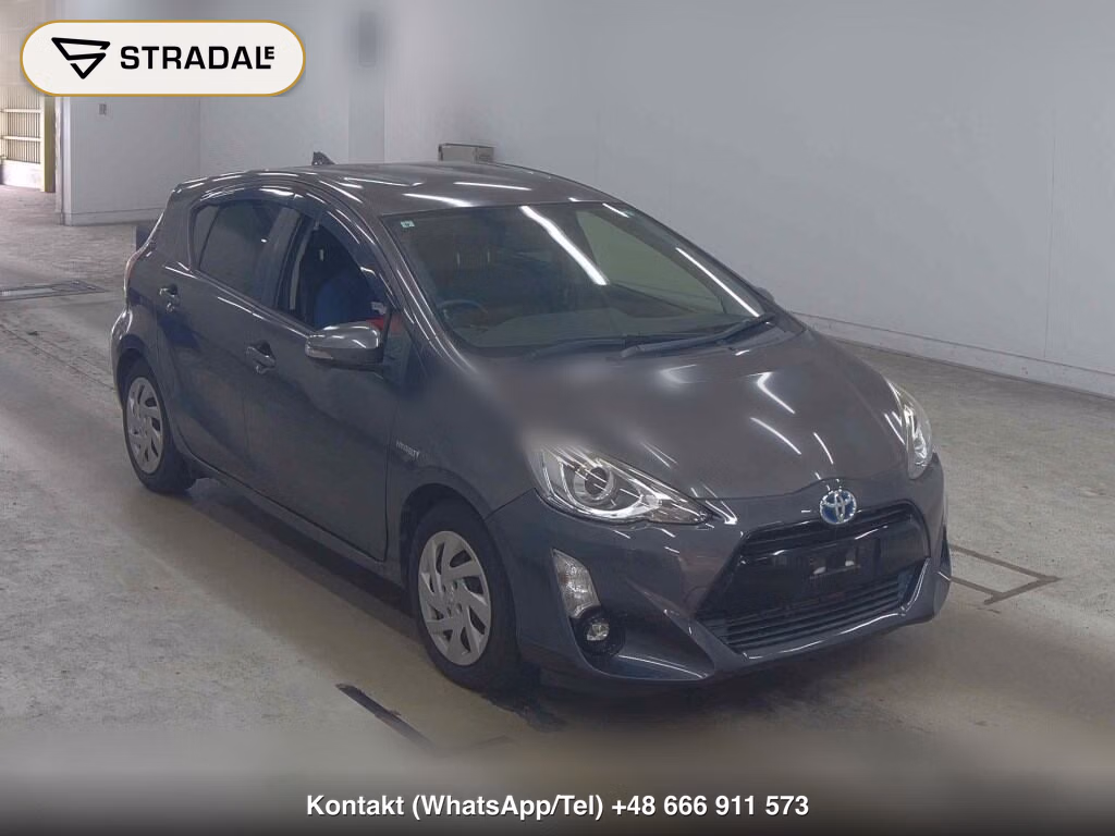 TOYOTA AQUA G BLACK SOFT LEATHER SELECTION 2015, aukcja z Japonii, zdjęcie 1
