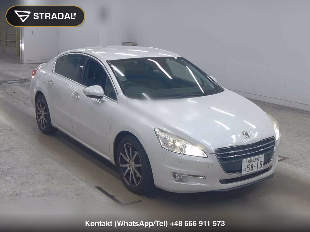 PEUGEOT 508 4D ALLURE 2012, aukcja z Japonii, zdjęcie 1