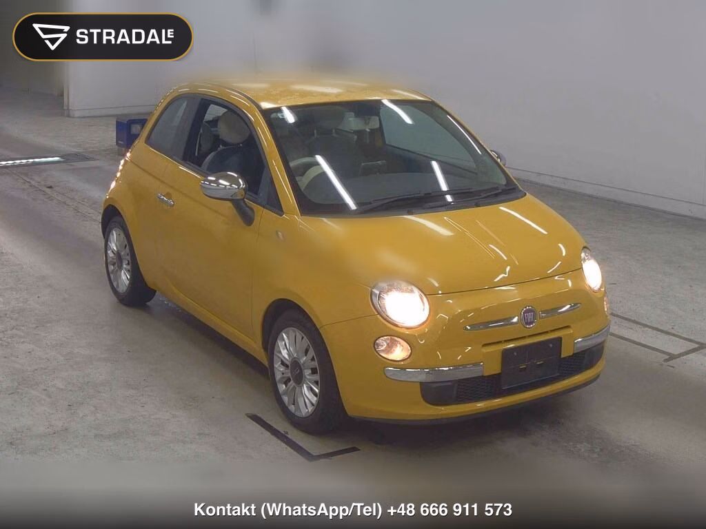 FIAT 500 GIALLA 2015, aukcja z Japonii, zdjęcie 1