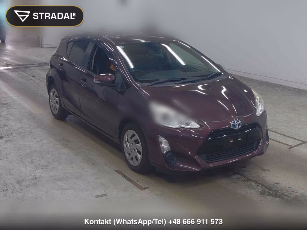 TOYOTA AQUA G BLACK SOFT LEATHER SELECTION 2015, aukcja z Japonii, zdjęcie 1