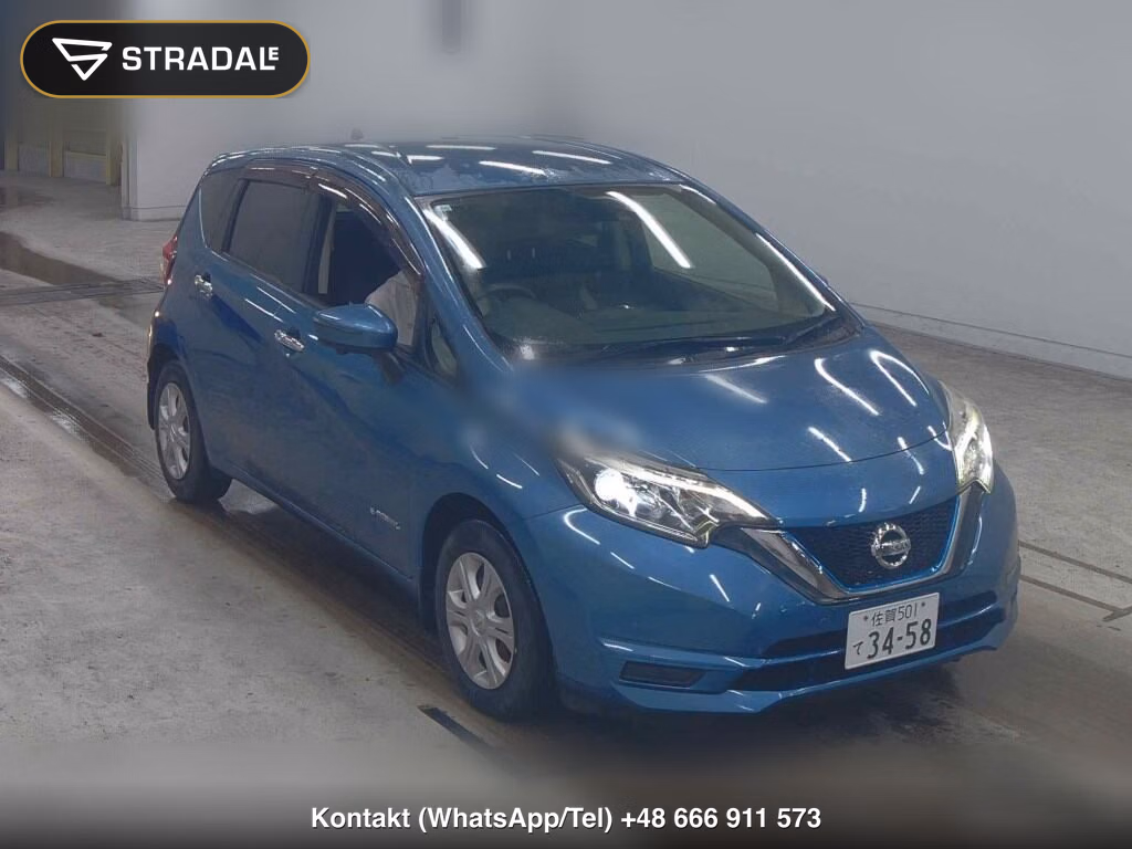 NISSAN NOTE E-POWER X 2016, aukcja z Japonii, zdjęcie 1