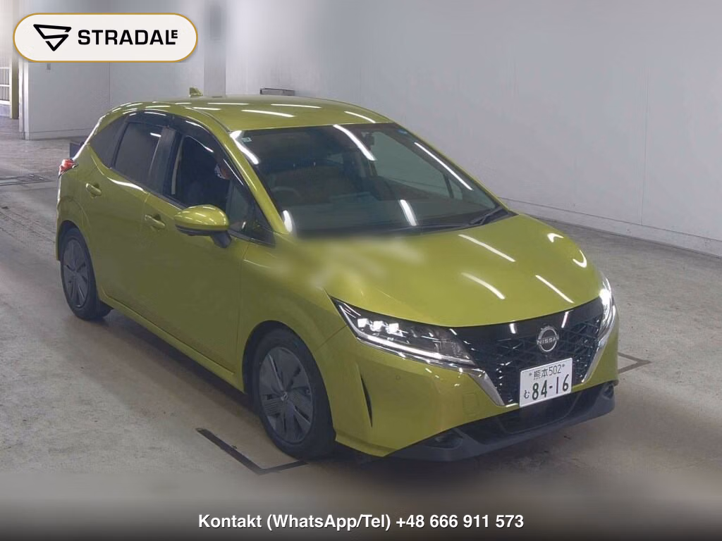 NISSAN NOTE X 2021, aukcja z Japonii, zdjęcie 1