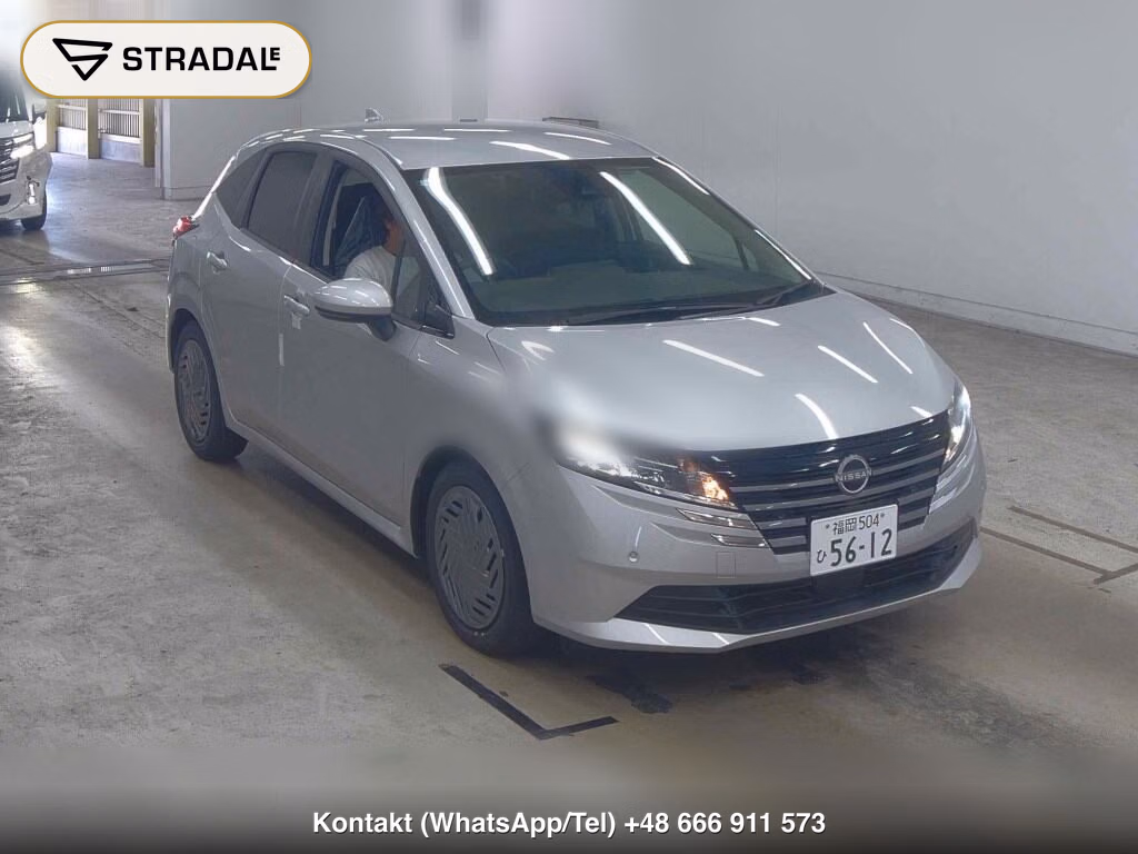 NISSAN NOTE X 2026, aukcja z Japonii, zdjęcie 1